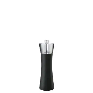 Salzmühle 18 cm Buche schwarz matt Modell Augsburg -Zassenhaus  