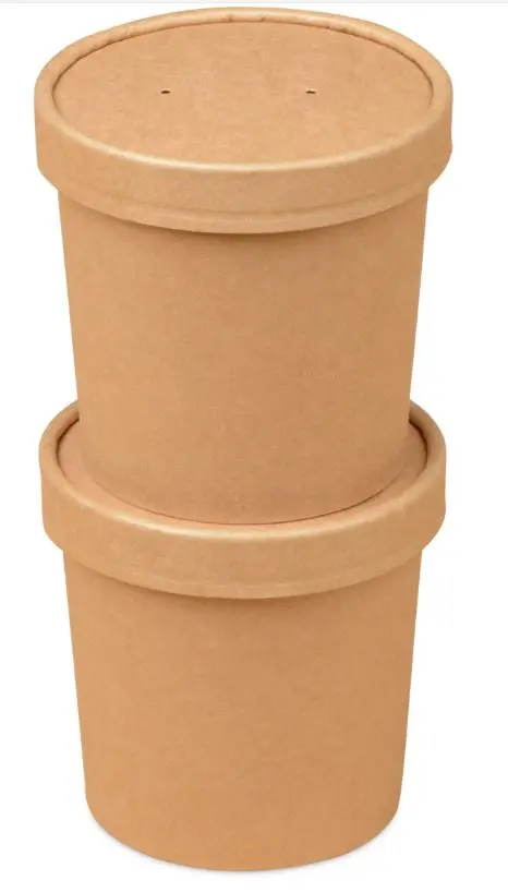 Suppenbecher beschichtet 355 ml braun ohne Deckel  25 Stück - Restposten 