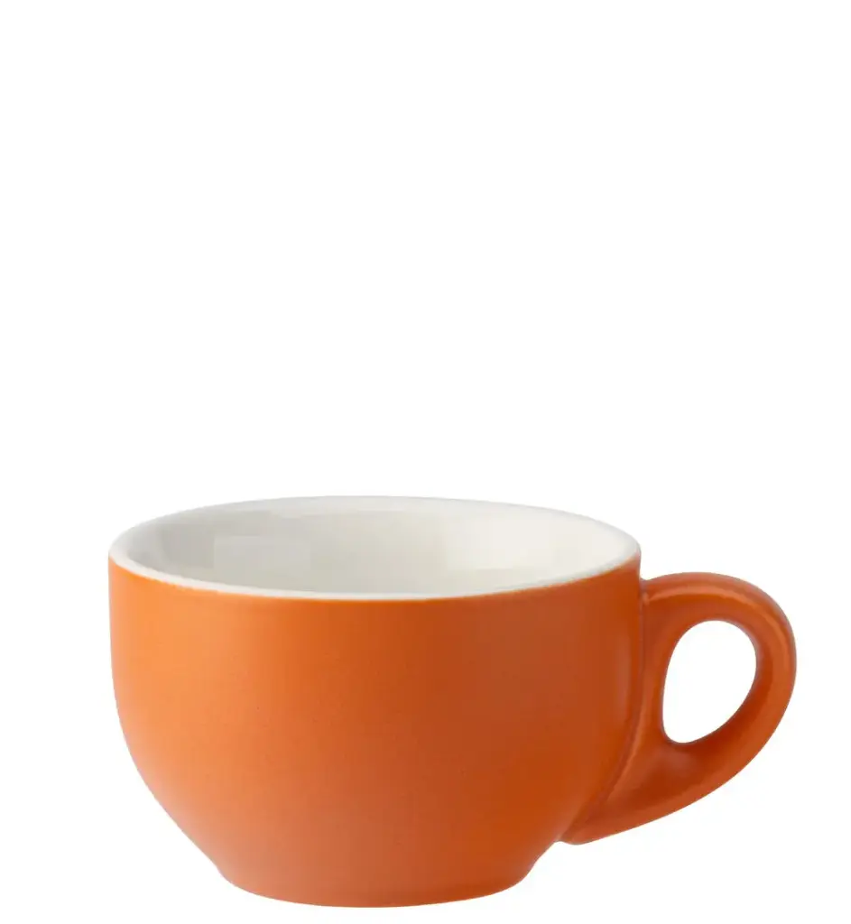 Barista Latte Matt Orange Cup 10oz (28cl)