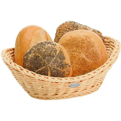 Korb »Coolorista« oval, 23,5 x 18 x 6/8 cm, hellbeige