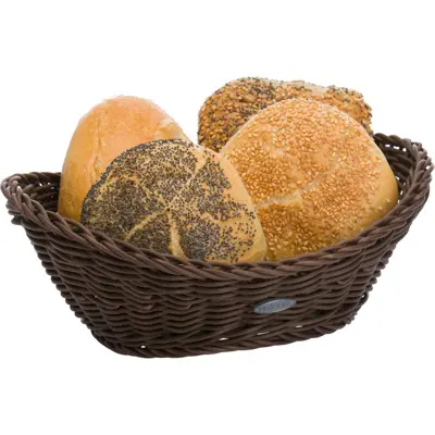 Korb »Coolorista« oval, 23,5 x 18 x 6/8cm, braun