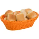 Korb »Coolorista« oval, 23,5 x 16 x 6,5 cm, orange