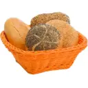 Korb »Coolorista« quadratisch, 19 x 19 x 7,5 cm, orange