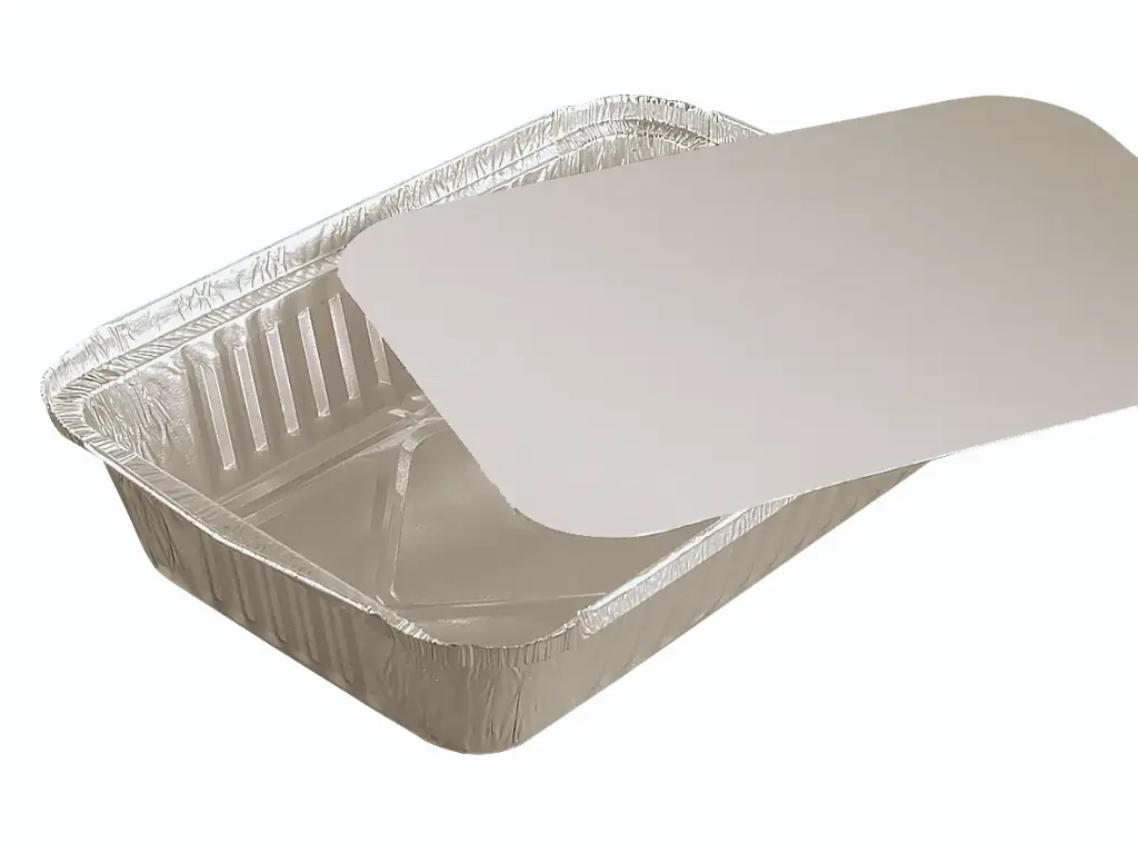 Schalen Alu eckig 845 ml 20,7 x 14,2 x 3,9 cm - 100 Stück