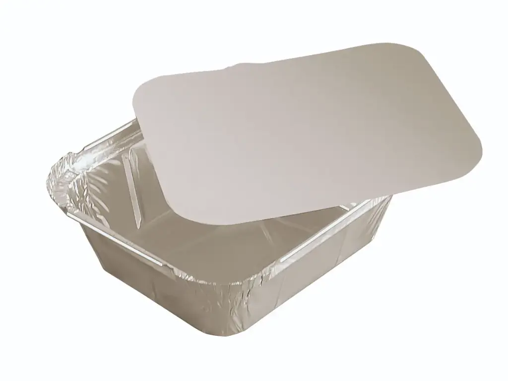 Schalen Alu eckig 450 ml 14,5 x 12 x 4 cm - 100 Stück  