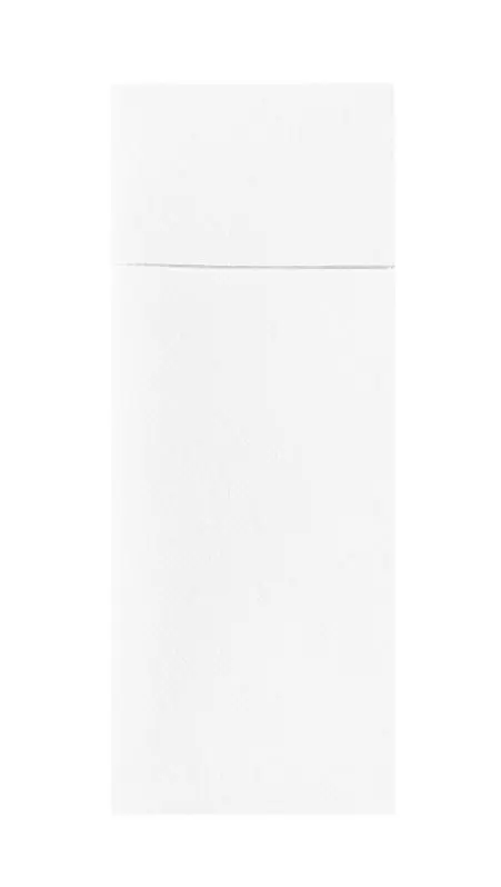 Besteckserviette 40 x 33 cm AIRLAID 1/8 Falz weiß - 160 Stück / Pack 