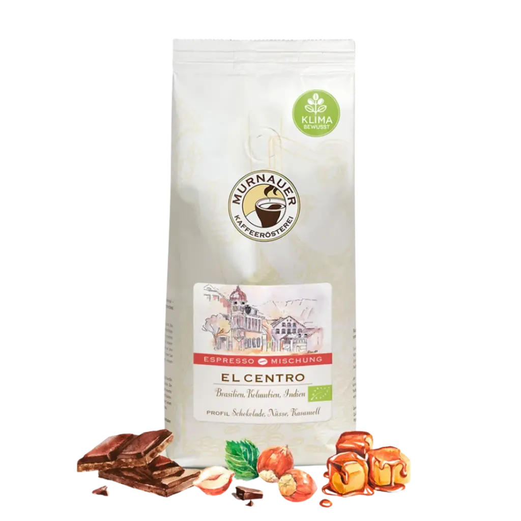Kaffee - El Centro – Espresso Mischung – BIO - 1000g ganze Bohne 