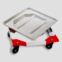 Rolli mit Abtropfwanne 500 x 500 mm 
