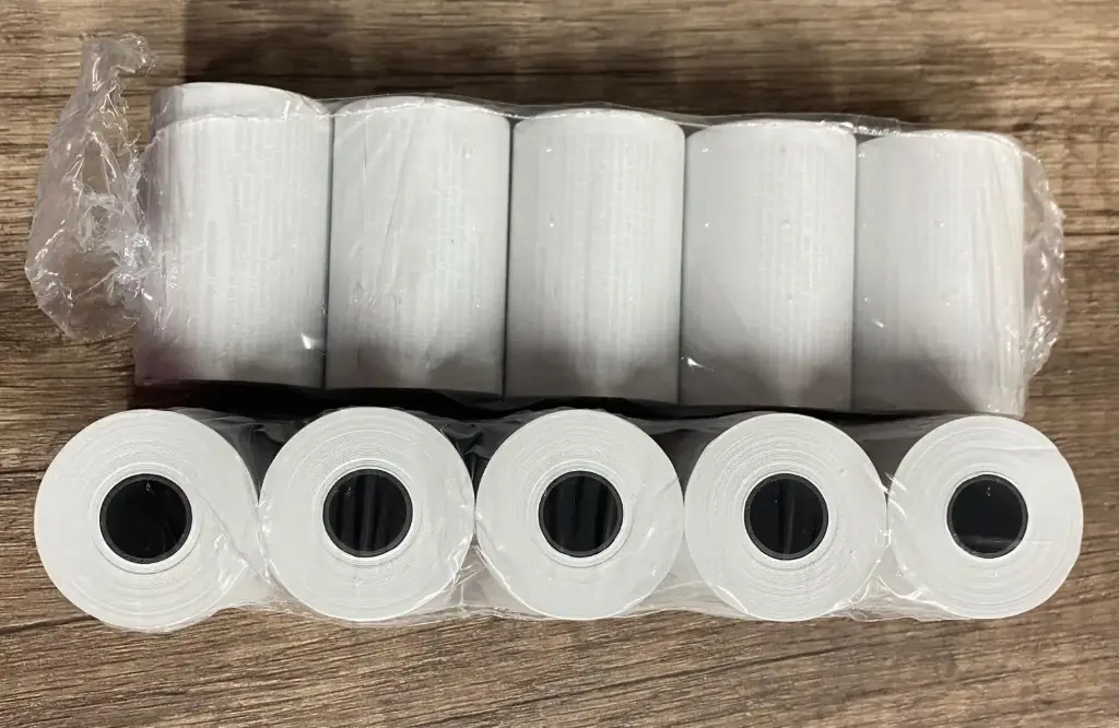 Thermorollen für EC-Geräte 57mm x 35 m x 12 mm - 50 Rollen 
