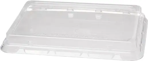 Deckel hoch rPet zu Schale eckig 1200 ml  - 40 Stück 