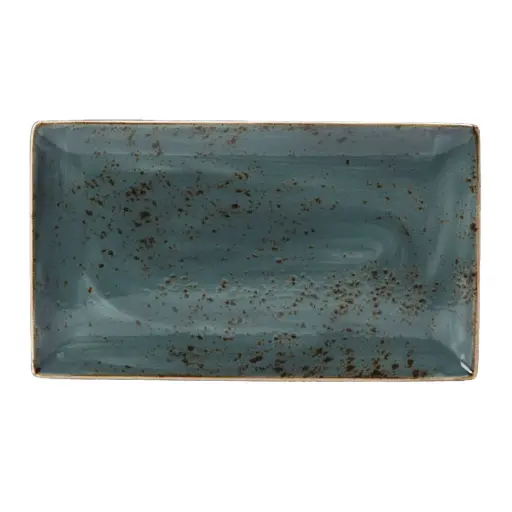 [PR/01784] Platte 33 x 19 cm Serie Craft blau