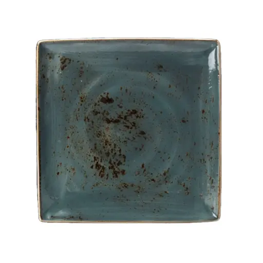 [PR/01786] Platte 27 x 27 cm Serie Craft blau