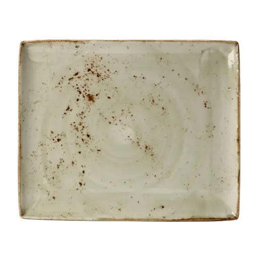 [PR/02790] Platte 33 x 27 cm Serie Craft grün