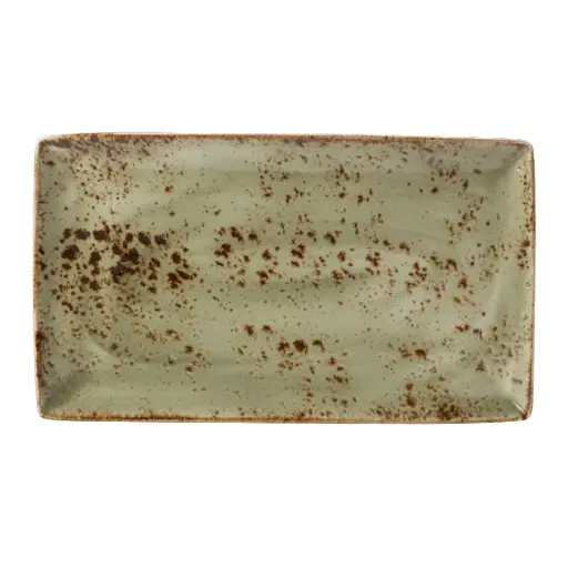 [PR/01808] Platte 33 x 19 cm Serie Craft grün