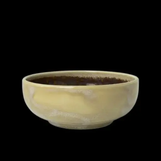 [PR/07001] Bowl 65,5 cl cm Aurora Vesuvius Amber