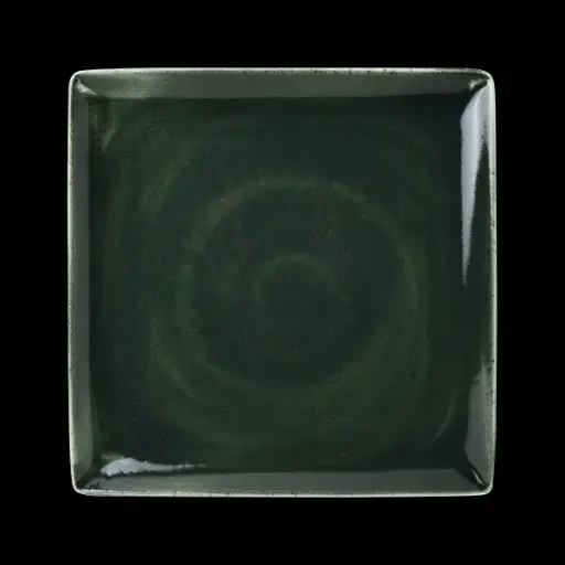 [PR/00372] Platte 27 x 27 cm Vesuvius Burnt Emerald