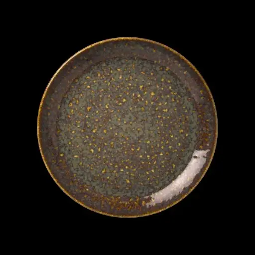 [PR/00357] Coupe Plate 28 cm Vesuvius Amber
