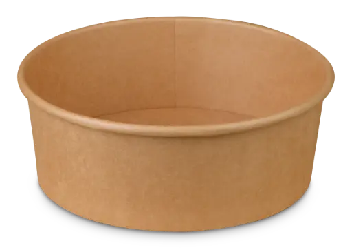 [PR/05973] Salat-/Menüschale braun 149 mm rund ohne Deckel 50 Stück