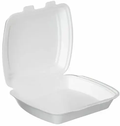 [PR/03469] Menübox / Lunchbox 1 tlg. HP 4 geschäumt weiß