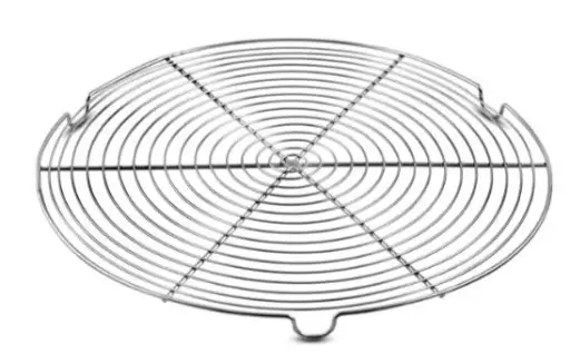 Kuchengitter rund nieder