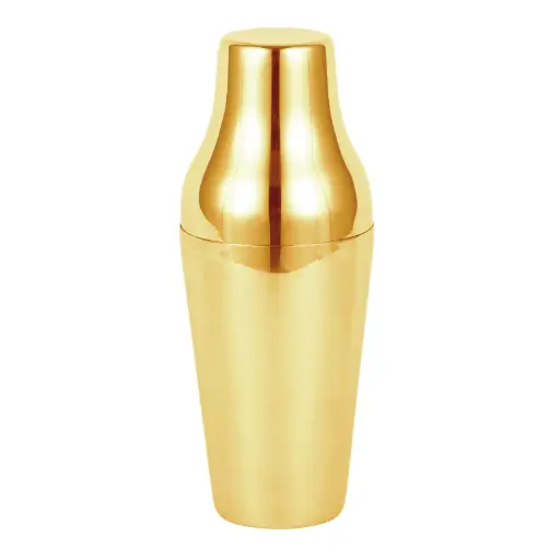 [PR/04049] Parisian Shaker 650 ml  Edelstahl goldfarben 