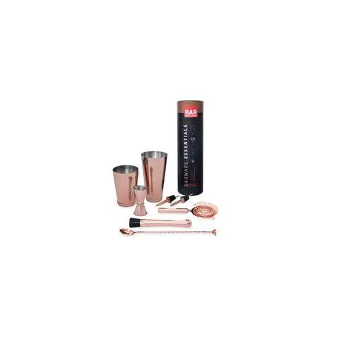 [PR/00131] Barset Homebar 7 tlg Edelstahl kupferfarben Barkit