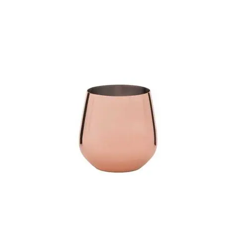 [PR/00079] Becher Set 2 tlg. 550 ml Edelstahl kupferfarben 