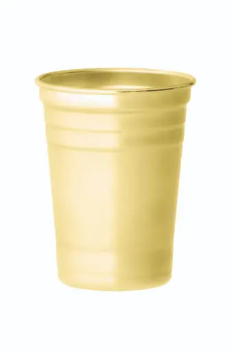 [PR/04213] Trinkbecher 500 ml Edelstahl goldfarben  