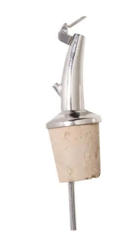 [PR/04293] Ausgießer mit Kläppchen Naturkork 6er Pack 