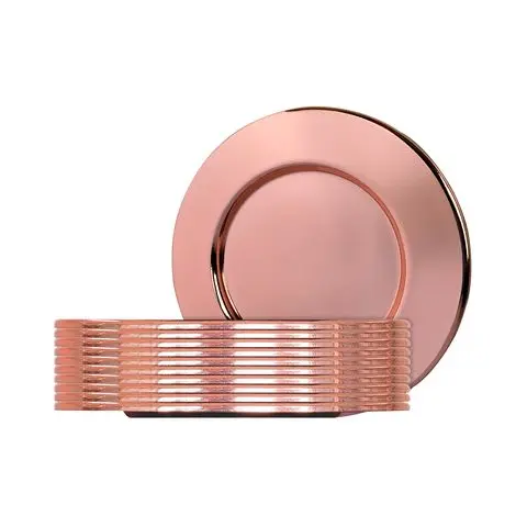 [PR/04389] Untersetzer Edelstahl kupferfarben 10er Set 