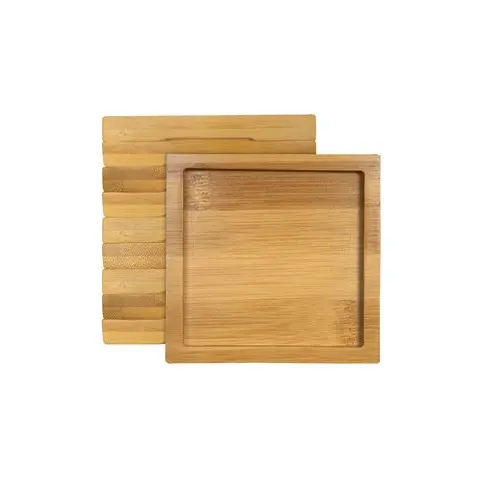 [PR/04390] Untersetzer Holz 10er Set 