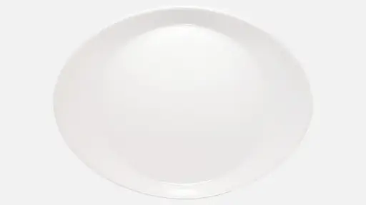 [PR/02120] Teller flach oval 31 cm weiß Form Signatur Schönwald - Restposten    