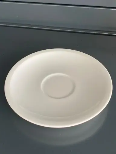 [PR/02128] Cappuccino Untere 15 cm  ( nur Teller ) Form Epoque weiß  Rosenthal - Restposten  