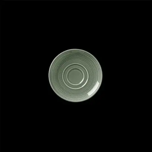 [PR/02165] Espresso-Untere 11,75 cm Concorde Vollglasur grün