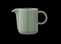 [PR/04540] Gießer mit Henkel 14,25 cl Concorde Vollglasur grün