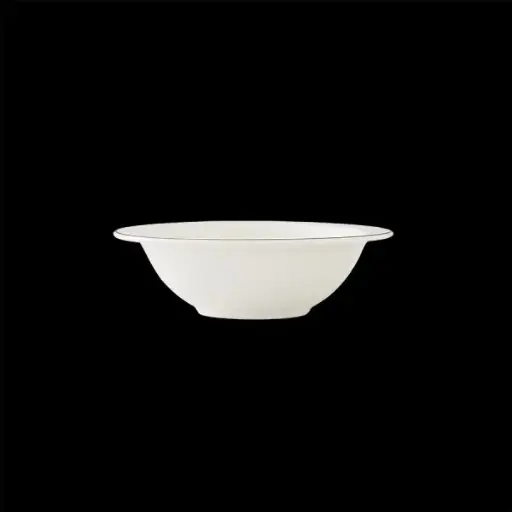 [PR/02174] Müslischale16,5 cm Concorde farbiges Band maroon