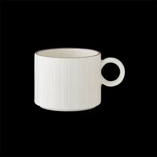 [PR/04585] Espresso-Obere 8,5 cl Concorde farbiges Band maroon