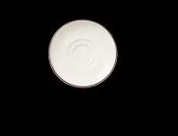 [PR/04589] Espresso-Untere 11,75 cm Concorde farbiger Rand rot