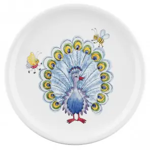 [PR/02210] Speiseteller 25,5 cm Bunte Tierwelt   