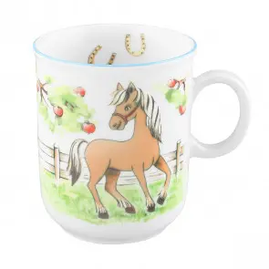 [PR/02233] Becher mit Henkel 0,25 l  Mein Pony