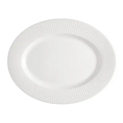 [PR/02249] Platte oval 33 cm Willow weiß  