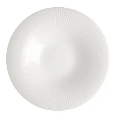 [PR/02251] Gourmet Teller tief 28,5 cm Coupe Rimmed Willow weiß  