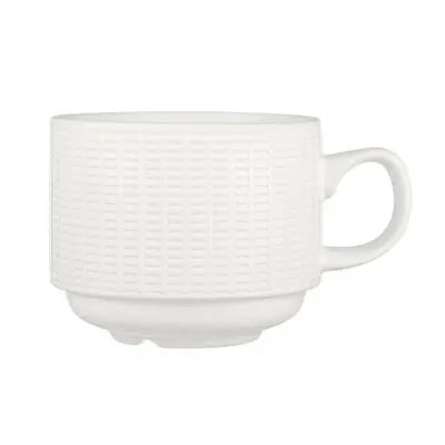 [PR/02259] Kaffeetasse stapelbar 21,25 cl Willow weiß 