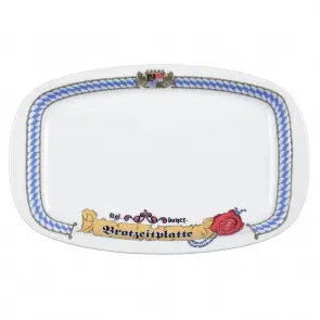 [PR/02293] Platte oval 33 cm 1/2 dick Bayern-Serie  