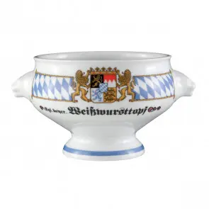 [PR/02298] Löwenkopfterrine 1 l ohne Deckel Bayern-Serie  