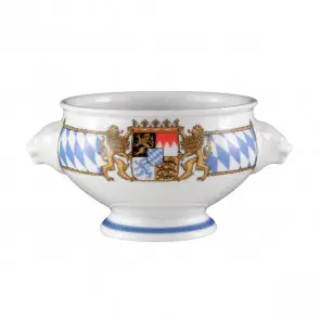[PR/02299] Löwenkopfterrine 0,5 l ohne Deckel Bayern-Serie  