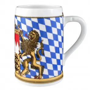[PR/02310] Bierkrug ohne Deckel 0,75 l Bayern-Serie 