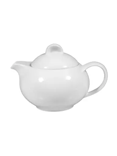 [PR/04804] Teekanne 0,40 L Form Savoy weiß Seltmann