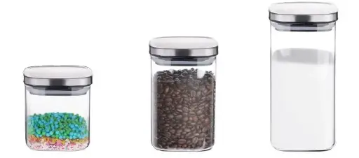 [PR/02450] Vorratsdose aus Borosilikatglas rechteckig 600 ml