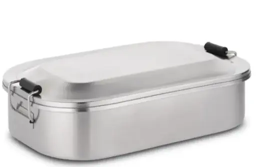 [PR/04980] Vesperdose aus Edelstahl 0,9 L